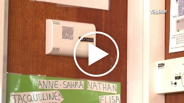 [On parle de nous] Reportage Tébésud : à Lorient en pleine vague Omicron la Ville va installer des capteurs d&rsquo;air dans les crèches et les écoles